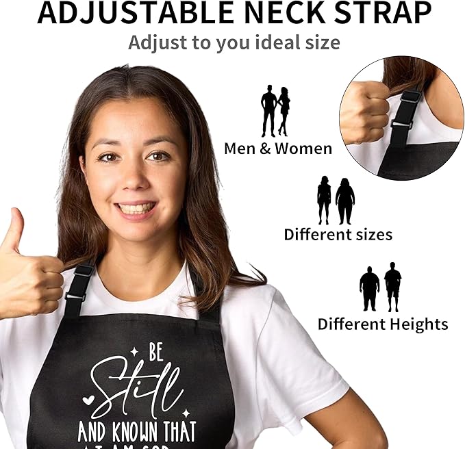 Funny Apron For Women Men Cooking Baking BBQ Grill Chef Waterproof Aprons Birthday Valentine's Gifts For Mom Dad Wife