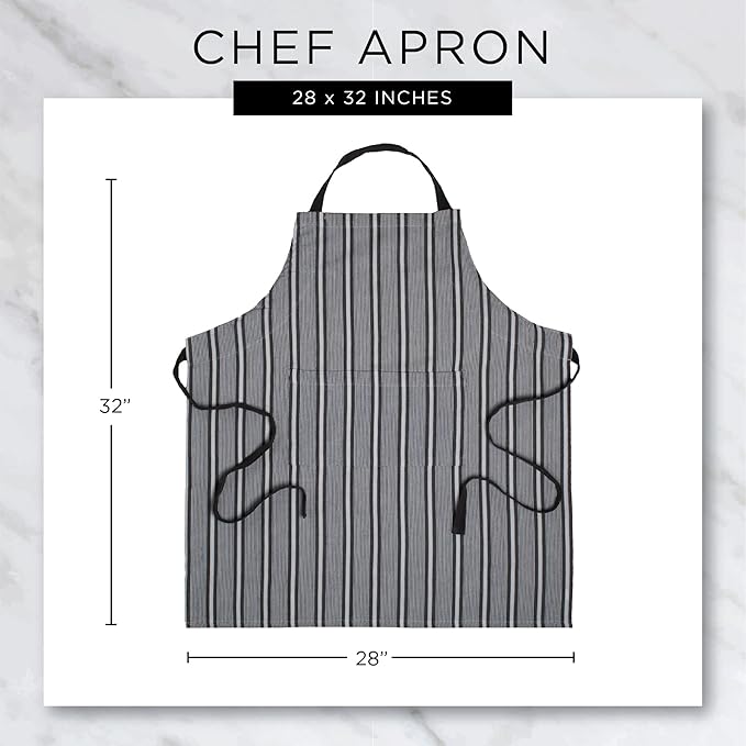 DII unisex Chef Style Cotton Apron