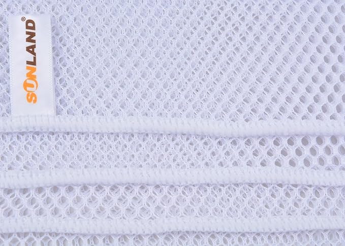 SUNLAND Mesh Dish Cloths Kitchen Dish Cloths for Washing Dishes Fast Drying No Odor Dish wash net 12 Pack 12 Inch x 12 Inch White