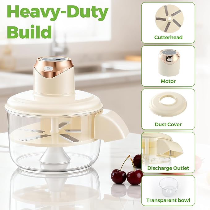 Electric Grape Peeler Machine, 50W High Power Automatic Garlic Peeler & Cherry Tomato Skin Remover, Upgraded 5-Blade System, 1300mAh Rechargeable Fruit Peeling Tool for Salad & Kitchen