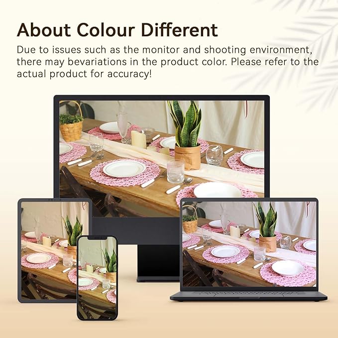 AHHFSMEI Paper Braided Round Placemats Set of 12 Natural Non-Slip Heat Resistant Table Mats for Dining Tables Woven Indoor Outdoor Place mats(Pink)