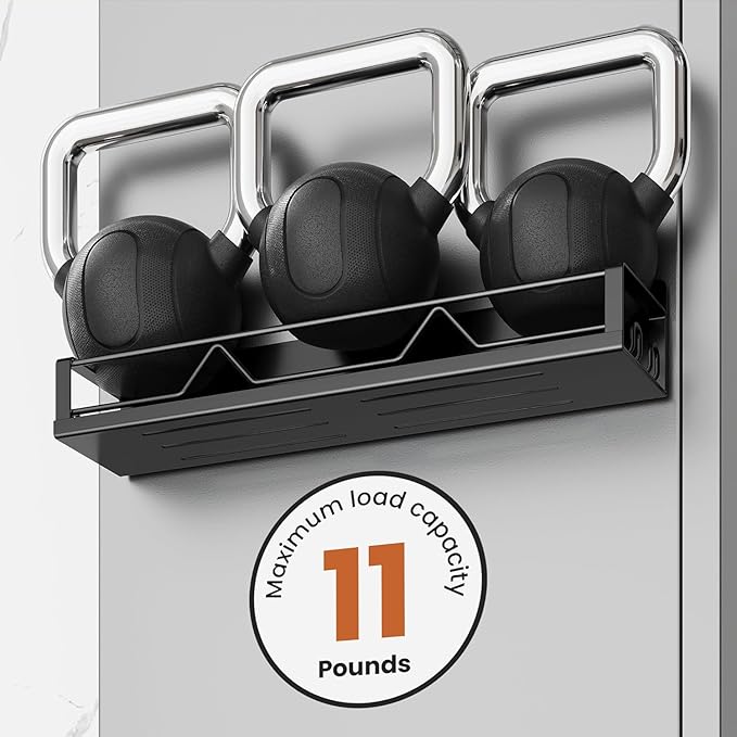 Mystozer 16.9 Inch Wide Large Capacity Magnetic Spice Rack for Refrigerator,5 Pack Metal Fridge Shelf Magnetic Spice Rack Kitchen Storage Refrigerator Organizers and Storage Spice Shelf (Black)