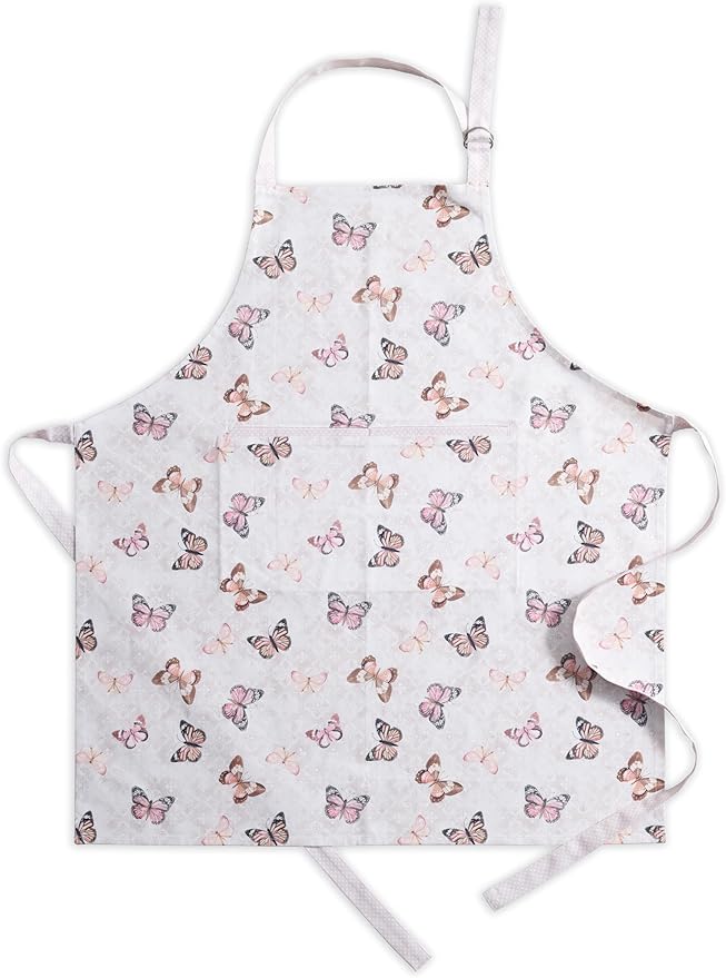 Maison d' Hermine 100% Cotton Apron for women with Pocket Kitchen Chef Apron for Men Cooking Mothers Day Gifts