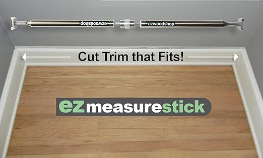 Extendable Measuring Stick Tool | Pinch Stick for Woodworking | No Numbers, No Mistakes | Carpentry, Woodworking, Hobbies, and Remodeling Projects.