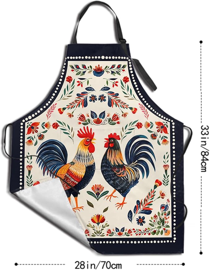 Funny Apron Polyester Grooming Aprons with Pocket for Cooking Kitchen Grilling Adults