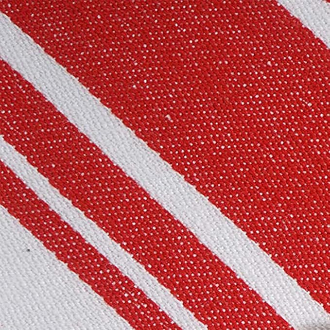 Kitchen Towels Set – Pack of 6 (20’’ x 30’’) Extra Large Premium Cotton Dish Towels for Kitchen – Super Striped Towels – Absorbent – 100% Cotton – Hanging Loop – Red