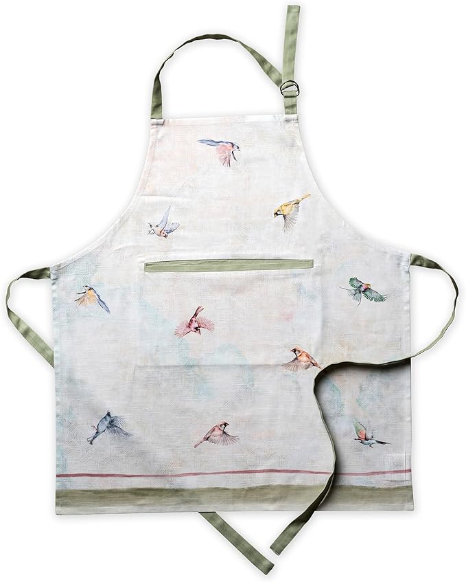 Maison d' Hermine 100% Cotton Apron for women with Pocket Kitchen Chef Apron for Men Cooking Mothers Day Gifts