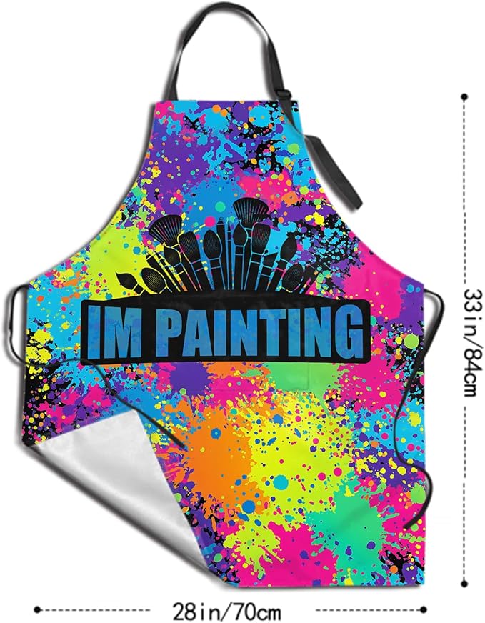 Funny Apron Polyester Grooming Aprons with Pocket for Cooking Kitchen Grilling Adults