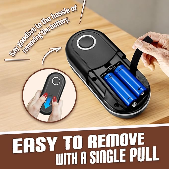 Electric Can Opener, One Touch Automatic Smooth Edge, Hands Free Side Cut Can Opener for Seniors, Battery Operated, Fits Most Cans, Safe & Easy to Use, Food Safe, Easy Clean Kitchen Gadget (Black)