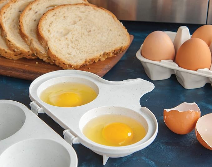 Nordic Ware 3-in-1 Breakfast set, 2-Piece, White