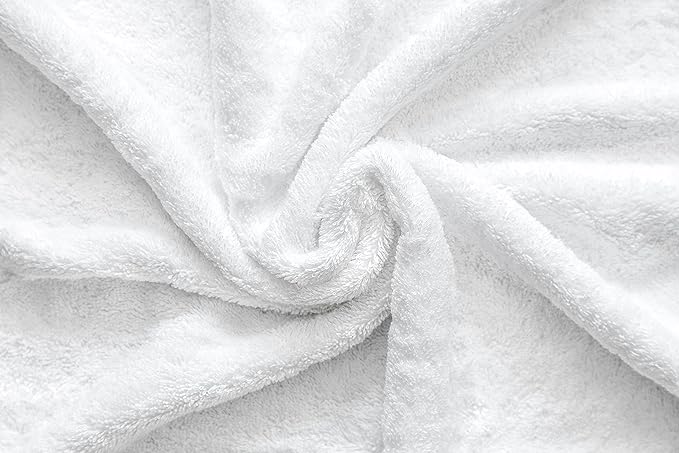 American Veteran Towel, Turkish Bath Towels for Bathroom 4 Pack, 27x54 Extra Large Premium Soft Drying Bathroom Towels, White