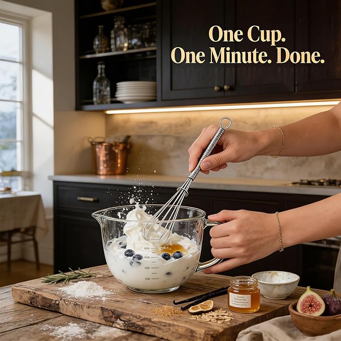 Anaeat Stainless Steel Kitchen Whisk Set of 5, Milk and Egg Beater Blender with Thick Wire for Whisking, Cooking, Baking, Beating and Stirring - 5"+7" Mini Whisk and 9''+11''+12'' Balloon Whisks