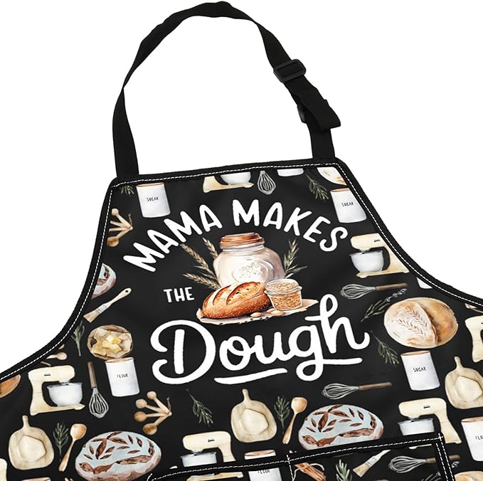 JNIAP Bread Baking Apron Bread Baker Aprons i Loaf Sourdough Baking Mom Gifts Baking Master Apron