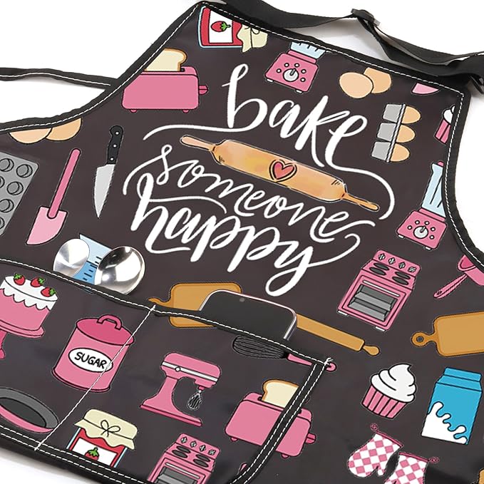 WSNANG Funny Baking Aprons with Pockets In My Baking Era Apron Bakers Gifts Pastry Chef Gift