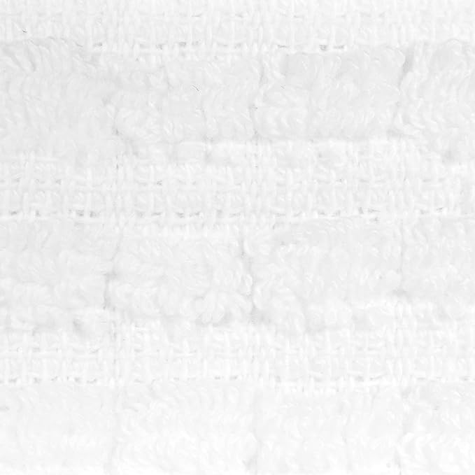 Ritz Royale Collection 100% Combed Terry Cotton, Highly Absorbent, Oversized Kitchen Towel Set, 28" x 18", 2-Pack, Solid, White