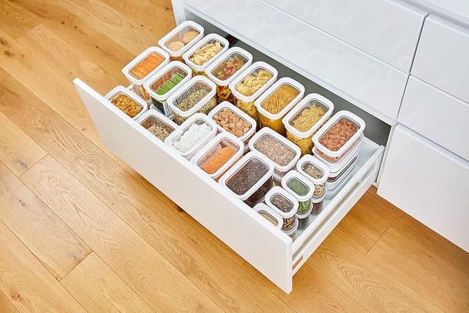 EMSA Optima N1142300 2.2 Litre Rectangular Dry Food Storage Container 100% Hygienic 100% Airtight BPA Free