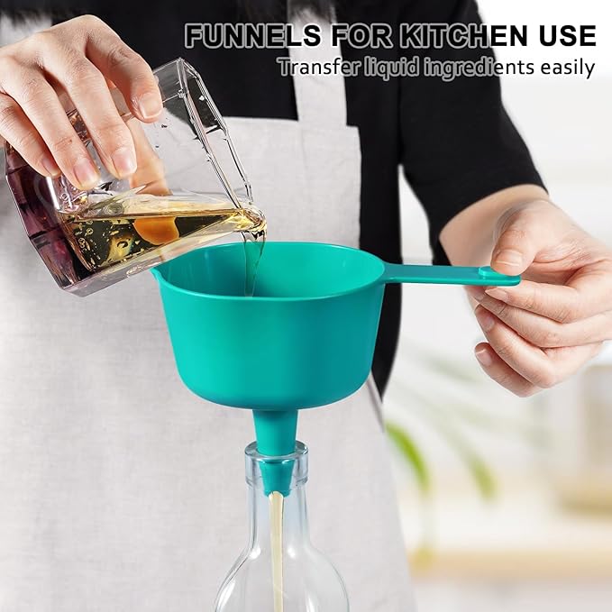 Measuring Cups and Spoons set 10 Pieces, Stackable Measuring Cup with White Lid, Kitchen Cooking Baking Measuring Set for Liquid and Dry, BPA Free, Dishwasher Safe (Multicolor)