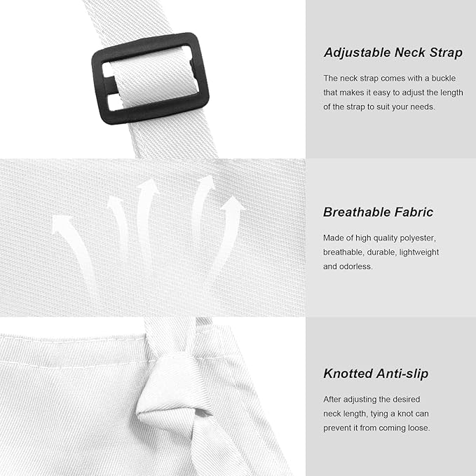 15 Pcs Adult Aprons Bulk with Pockets Adjustable Bib Chef Apron for Women Men Painting Cooking Crafting (S/L)