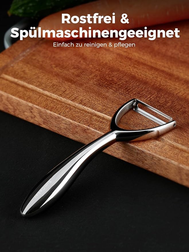 Y Vegetable Peeler, Ultra Sharp Stainless Steel Potato Peeler for Fruits and Vegetables, Serrated Blade Kitchen Peeler with Ergonomic Non-Slip Handle