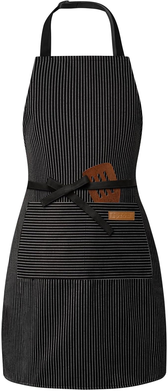 BeLuyi Adjustable Bib Apron with 2 Pockets Chef Cooking Kitchen Restaurant Aprons for Women Men