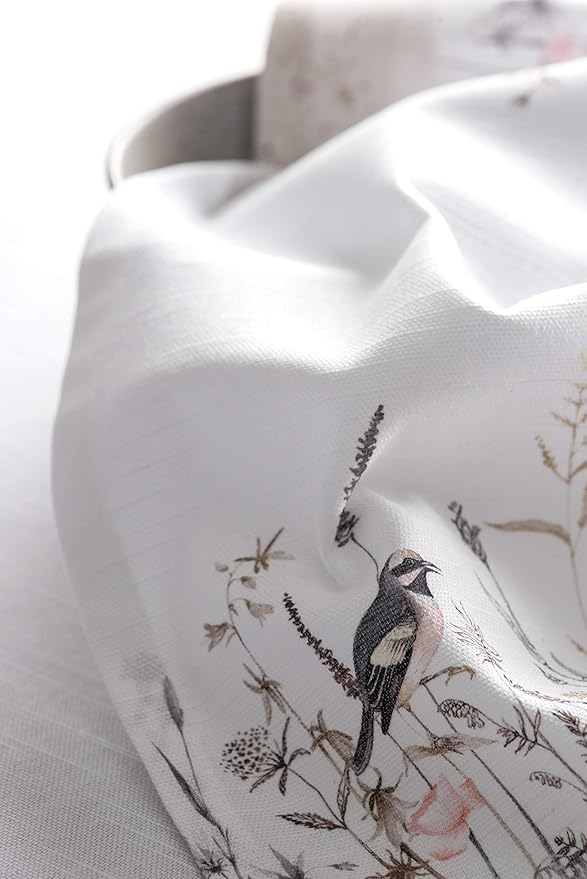Maison d' Hermine Cloth Napkins Set of 4 100% Cotton Everyday Reusable Square Napkins Cloth Washable Dinner Wedding Gifts for Mothers Day Spring/Summer (Meadow Florals - Brown, 20" x 20")