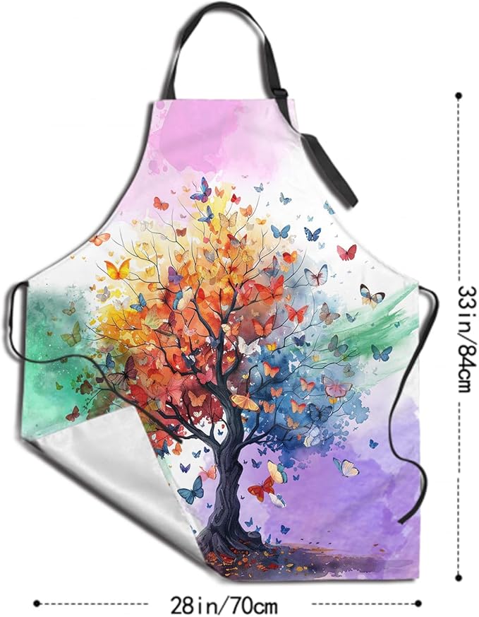 Imiss Waterproof Stain-Resistant Cooking Chef Aprons for Grill BBQ Baking 27 X 31 Inch