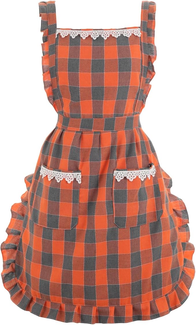 Funny Aprons for Women with Pockets, Kitchen Cooking Grilling Bbq Cute Chef Apron, Mothers Day Birthday Gifts for Women