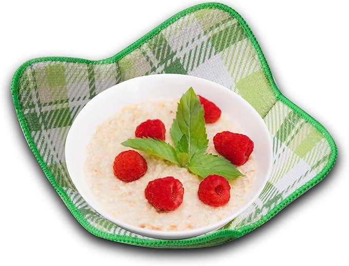 Aticca Microwave Bowl Cozy Holders for Hot Food Set of 4 Hot Pads for Bouillon Cups Multipurpose Heat Proof Plate Holder