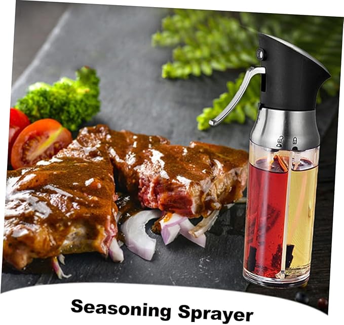 LIFKOME Oil Bottle Dispenser 200ml Sauce Sprayer Easy to Clean Dry Olive Oil Vinegar Sprayer