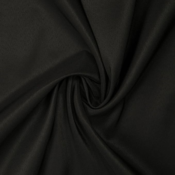 Gee Di Moda Cloth Napkins - 17 x 17 Inch Black Dinner Napkins - Set of 12 Soft & Absorbent Washable Fabric Cloth Table Napkins with Hemmed Edges for Hotel Restaurant, Holiday Parties & Wedding