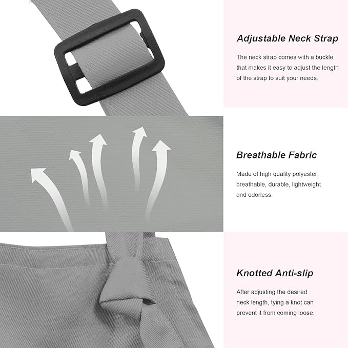 15 Pcs Adult Aprons Bulk with Pockets Adjustable Bib Chef Apron for Women Men Painting Cooking Crafting (S/L)