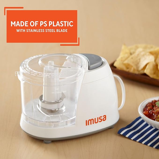 IMUSA 1.5cup Electric Mini Chopper, White