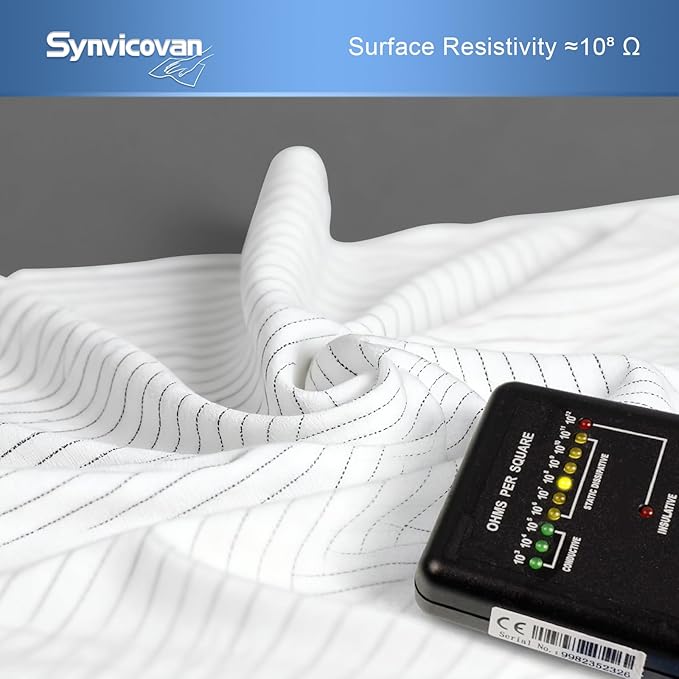 Anti-Static Microfiber Wipes 4"x4"(400 Pcs,Class 100, 200GSM) Lint Free Cloths Reusable Special ESD protection design is suitable for protecting sensitive electronic components and tools