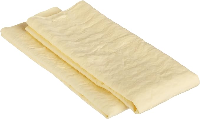Amazon Basics Super Absorbent Drying Synthetic Chamois Cleaning Cloth, Machine Washable, 26" x 17", Yellow, 2 Pack