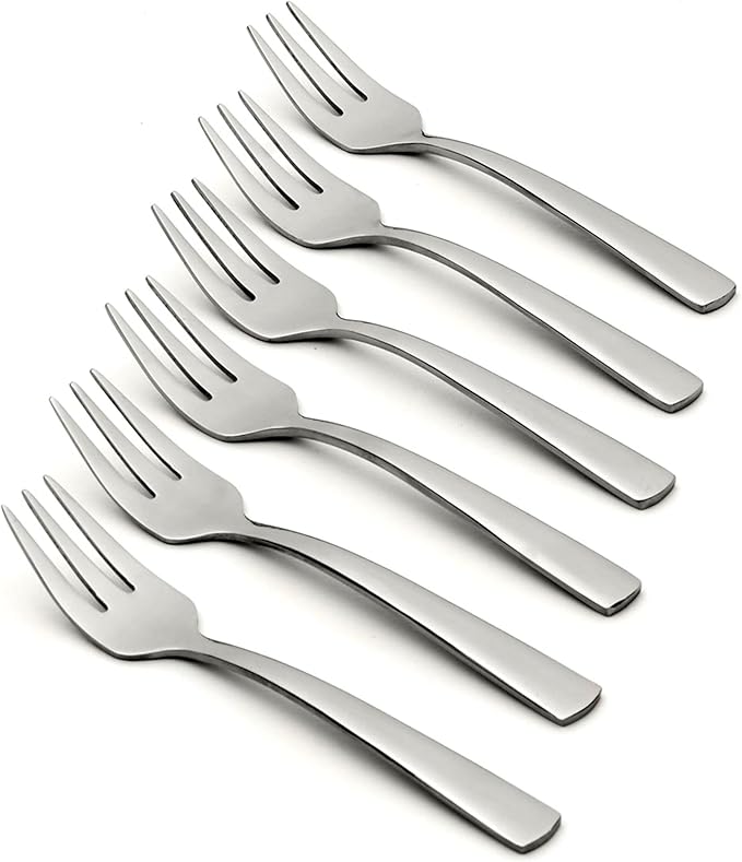 Oneida Set of 6 Cocktail Utensils (Cocktail Forks), Silver