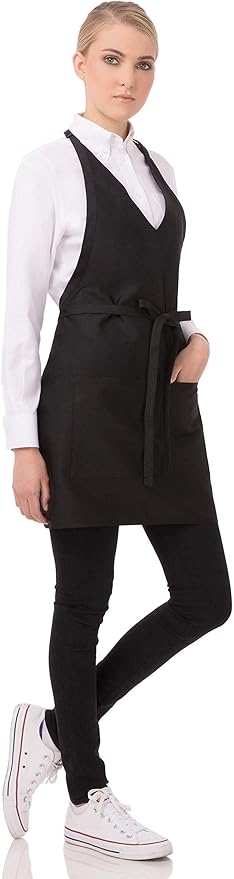 Chef Works Unisex V-Neck Tuxedo Apron