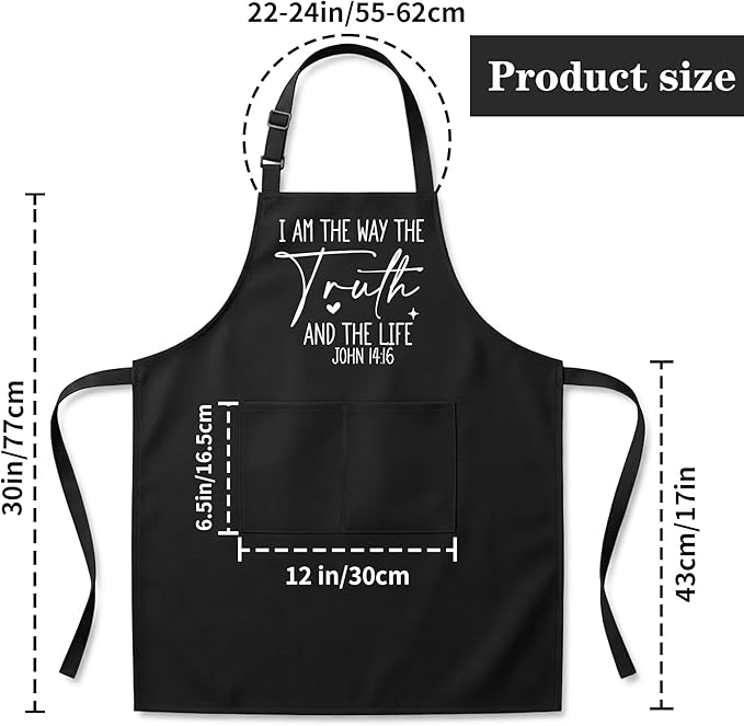 Funny Apron For Women Men Cooking Baking BBQ Grill Chef Waterproof Aprons Birthday Valentine's Gifts For Mom Dad Wife