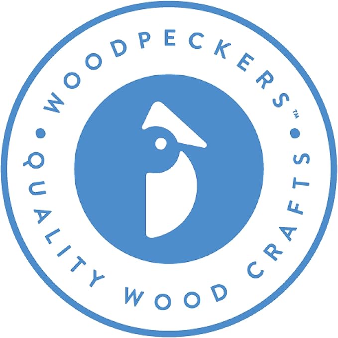 Wood Desk Organizer with Drawers for DIY Desk Storage, 11 Inch, Pack of 5, 4 Drawers w/Metal Handles for Craft Supplies/Jewelry, by Woodpeckers