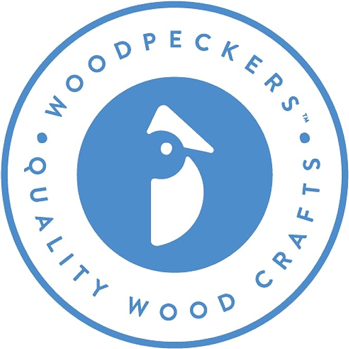 Wood Desk Organizer with Drawers for DIY Desk Storage, 11 Inch, Pack of 1, 4 Drawers w/Metal Handles for Craft Supplies/Jewelry, by Woodpeckers