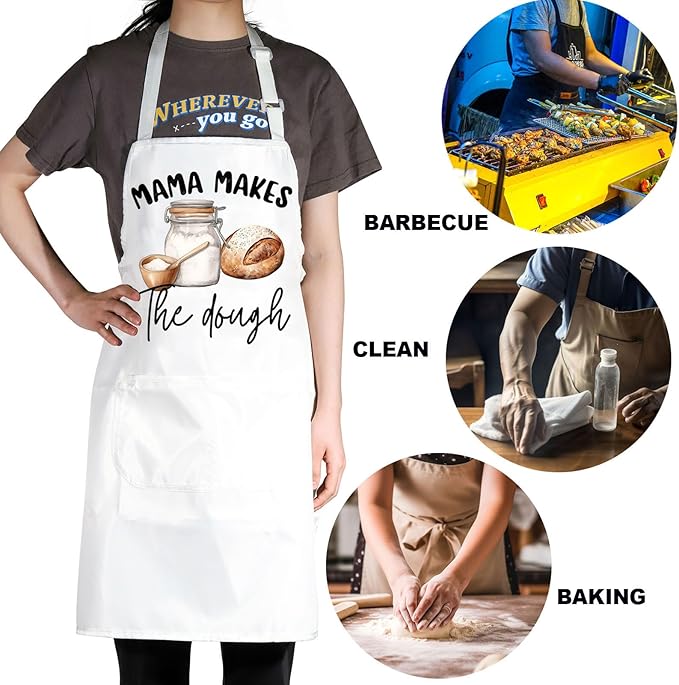 JNIAP Bread Baking Apron Bread Baker Aprons i Loaf Sourdough Baking Mom Gifts Baking Master Apron