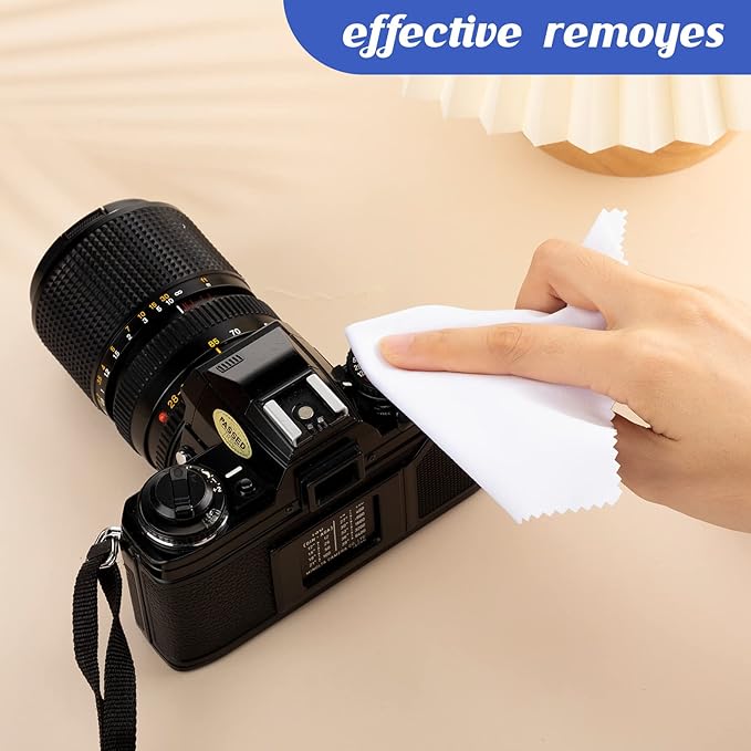 Leelosp 300 Pcs Glasses Cleaning Cloth Microfiber Glasses Wipes Assorted Colors Cloth for Cleaning Eyeglasses Camera Lens Cell Phones Laptops LCD TV Screens and More, 6 x 7 Inch(Mixed Color)