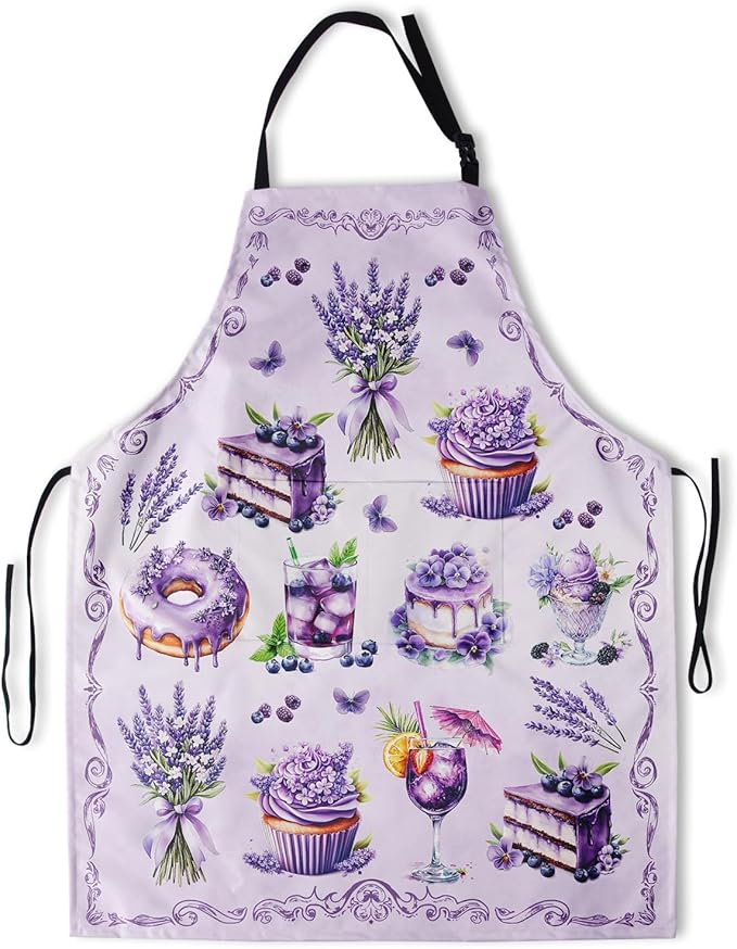 Funny Apron Polyester Grooming Aprons with Pocket for Cooking Kitchen Grilling Adults