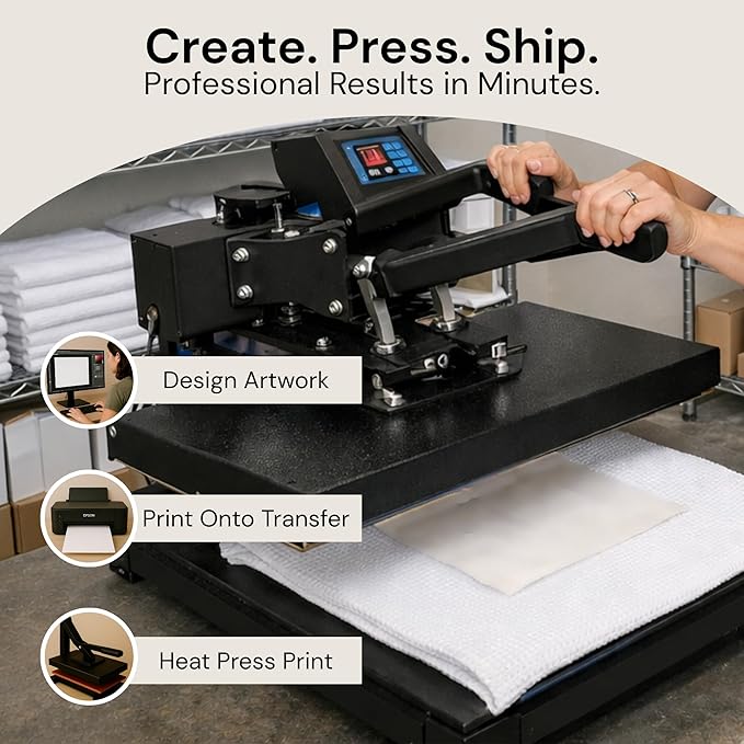Microfiber Wholesale Sublimation Blanks Towels 16x16 - Premium Waffle Weave Microfiber Towels for Kitchen - Polyester Blanks for Kitchen or Craft Use - 6 Pack