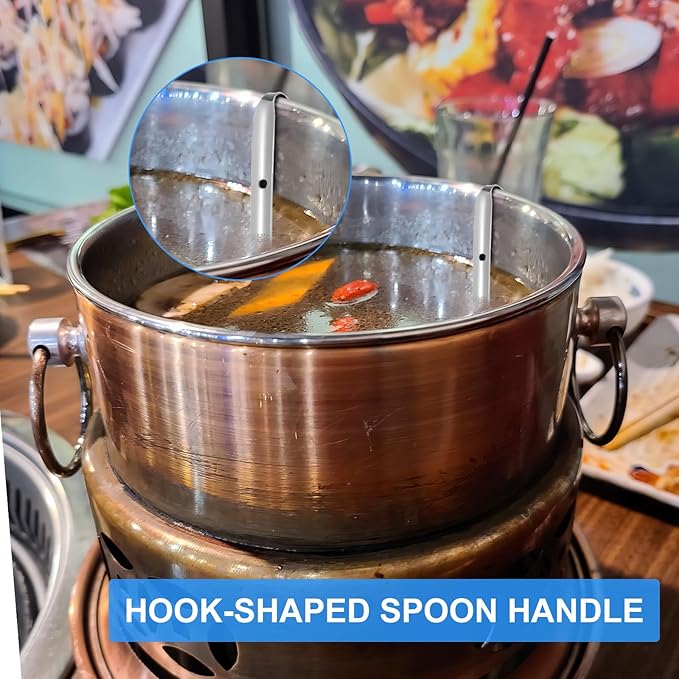 8pcs Stainless Steel Soup Ladle for Serving with Long Handles Sturdy Soup Ladle Portion Control Serving Spoons Cooking Servings Ladles for Cooking Stirring Sauce Kitchen Home Accessories Restaurant