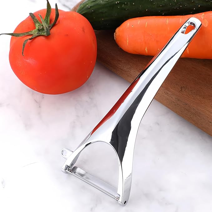 Vegetable Peeler Fruit Apple Potatoes Carrot Veggie Stainless Steel Peelers with Ergonomic Handle & Swivel Y-Shaped Blade Good Sturdy Kitchen Tool,Dishwasher Safe
