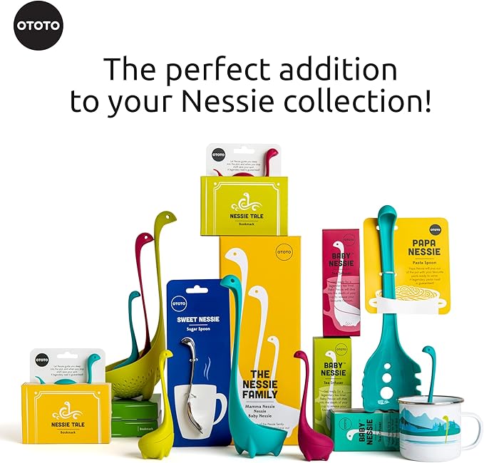 The Original Nessie Ladle by OTOTO - Soup Ladle, Cute Gifts, Funny Kitchen Gadgets, Loch Ness design, Cooking Gifts for Mom - Cute and Practical Kitchen Utensils - Unique Gifts for Women, Mothers Day