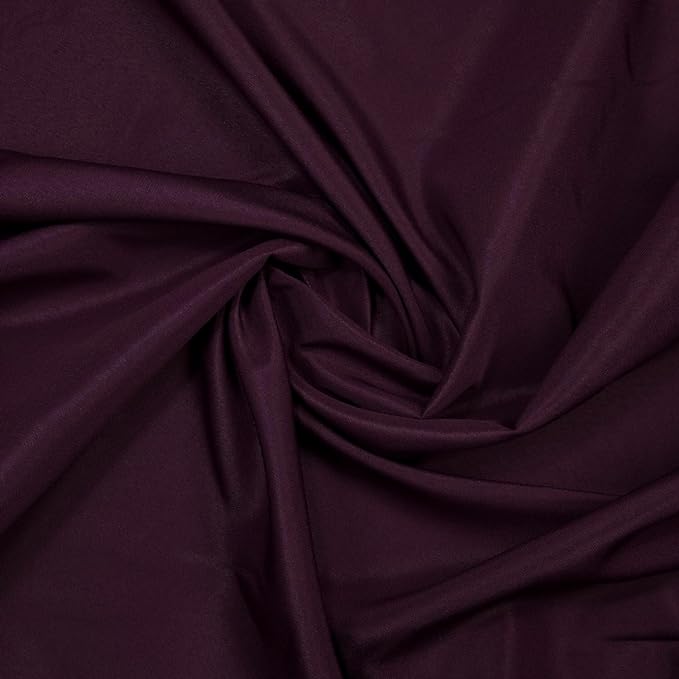 Gee Di Moda Cloth Napkins - 17 x 17 Inch Eggplant Dinner Napkins - Set of 12 Soft & Absorbent Washable Fabric Cloth Table Napkins with Hemmed Edges for Hotel Restaurant, Holiday Parties & Wedding