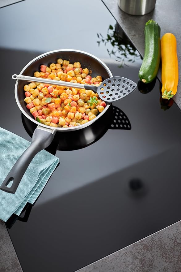 Rösle Basics Line Skimmer Spoon with 12.5 in. Stainless Steel Handle