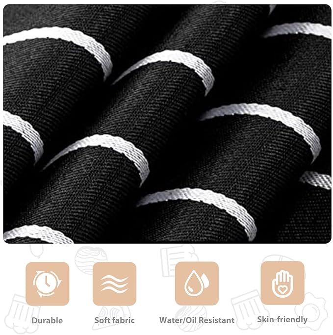 VALOME 2 Pack Kitchen Aprons, Apron for Cooking with 2 Pockets, Unisex Adjustable Neck Strap Chef Aprons for Men Women