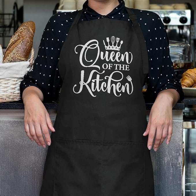 SANDJEST Men's Aprons with Pockets - Funny Aprons for Men BBQ, Kitchen, Cooking - Gifts for Birthday, Birthday
